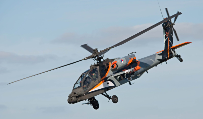 Dutch AH-64D in airshow colors
