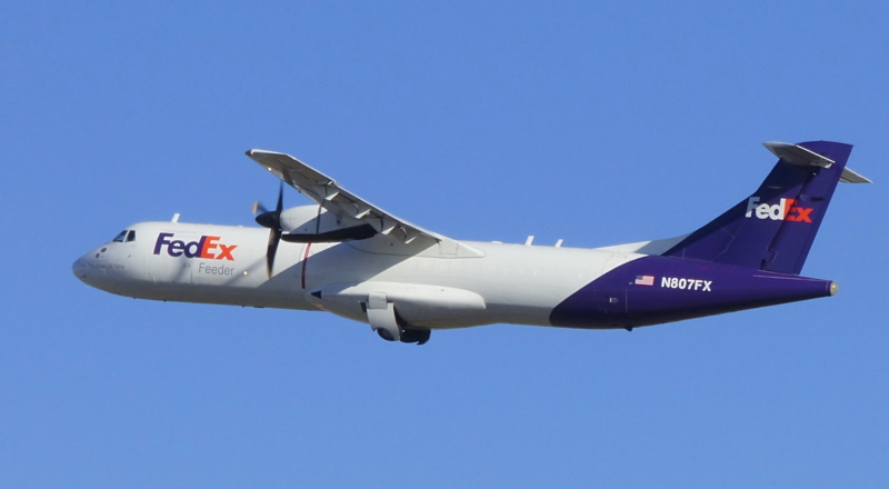 ATR 42 freighter of FEDEX