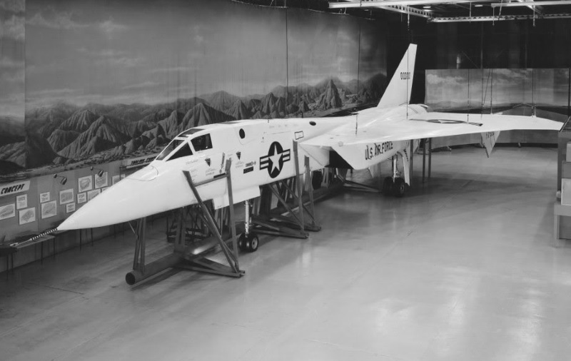 North American F-108 Rapier mockup