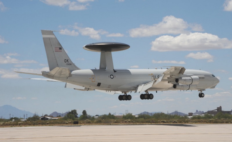 modernized USAF E-3 with ESM