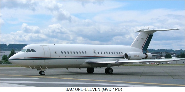 BAC One-Eleven with hushkits