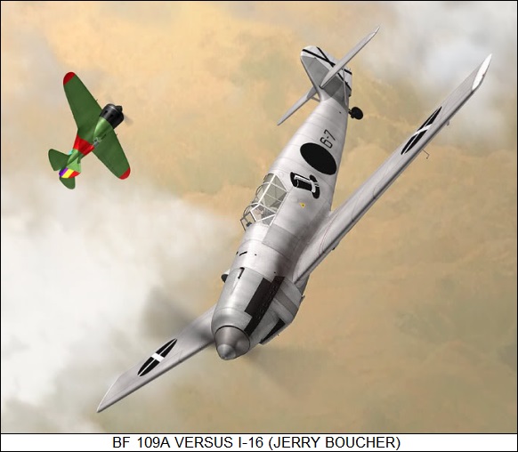 Messerschmitt Bf 109A versus Polikarpov I-16