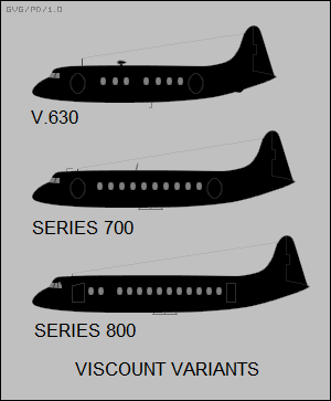 Vickers Viscount variants