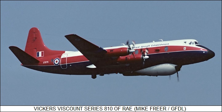 Vickers Viscount of RAE