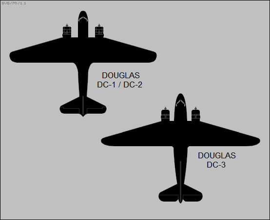 Douglas DC-1 / DC-2, DC-3