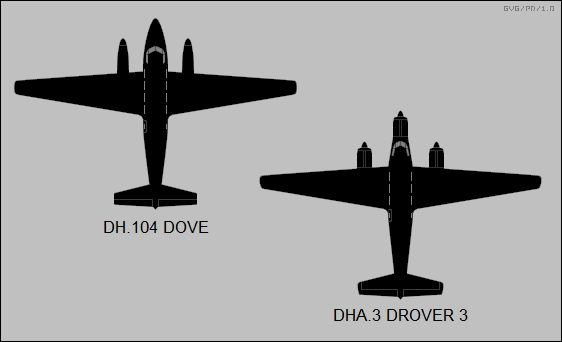 DH.104 Dove & DHA.3 Drover 3