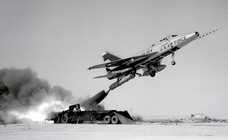 F-100D ZEL launch