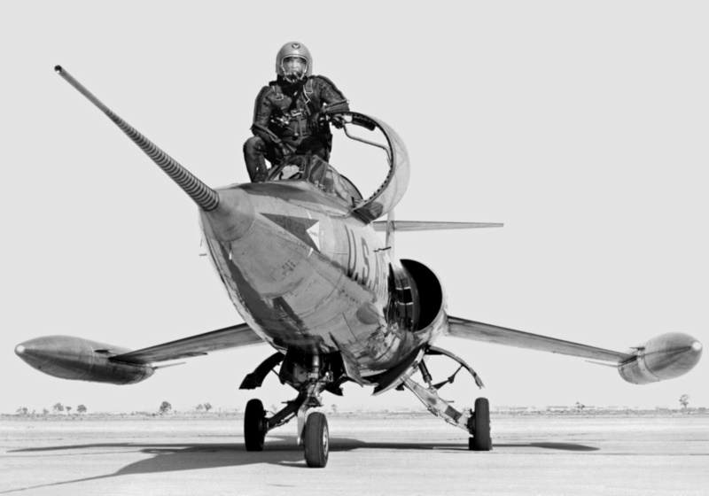 Tony Levier with XF-104