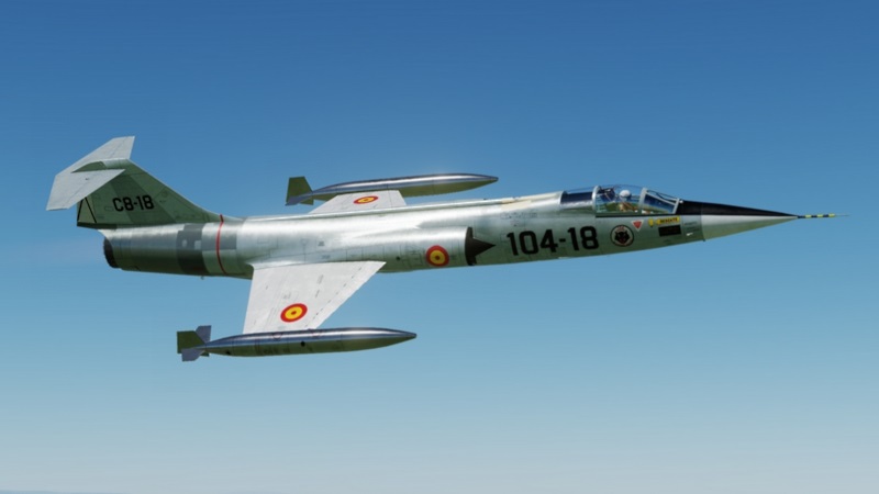 F-104G in Spanish colors