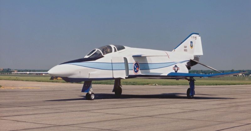YF-4E FBW Phantom with canards