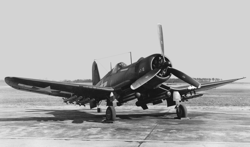 F4U-1D with HVARs