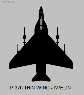 P.376 thin wing Javelin