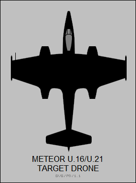 Meteor U.16 / U.21 target drone