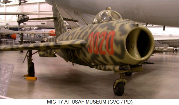 Mikoyan MiG-17 at USAF Museum