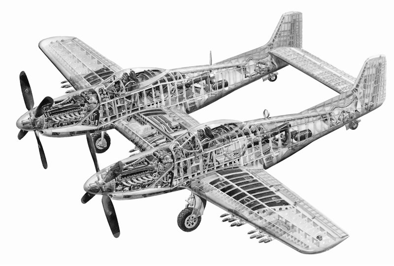 P-82 cutaway