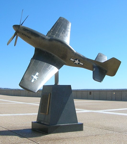 Mustang memorial at USAF Academy