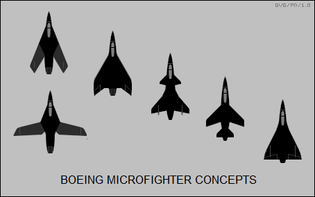 Boeing microfighter concepts