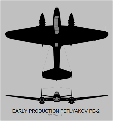 early production Petlyakov Pe-2