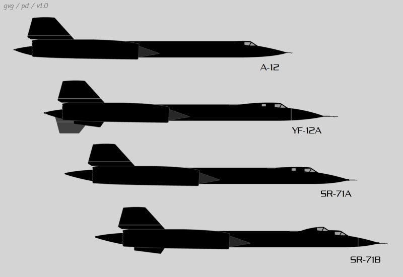 SR-71 variants