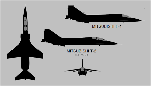 Mitsubishi T-2 & F-1