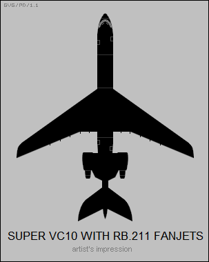 Super VC10 with RB.11 fanjets