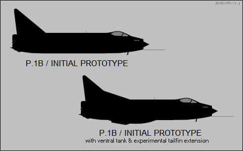 EE P.1B prototypes