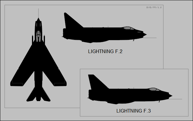 EE Lightning F.2, F.3