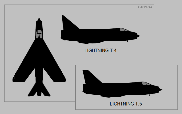 EE Lightning T.4, T.5