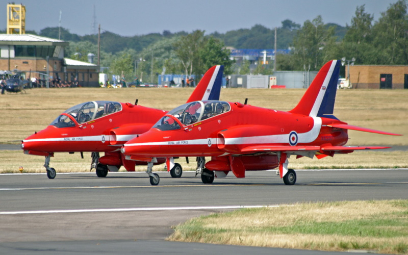 RAF Red Arrow Hawk T1As