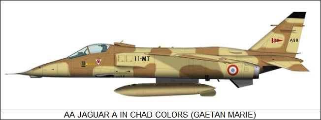AA Jaguar in Chad colors