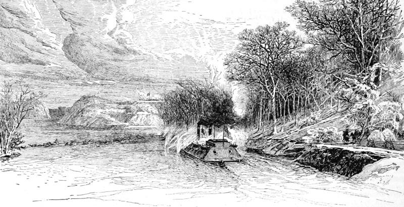 ironclad USS CARONDELET at Fort Donelson